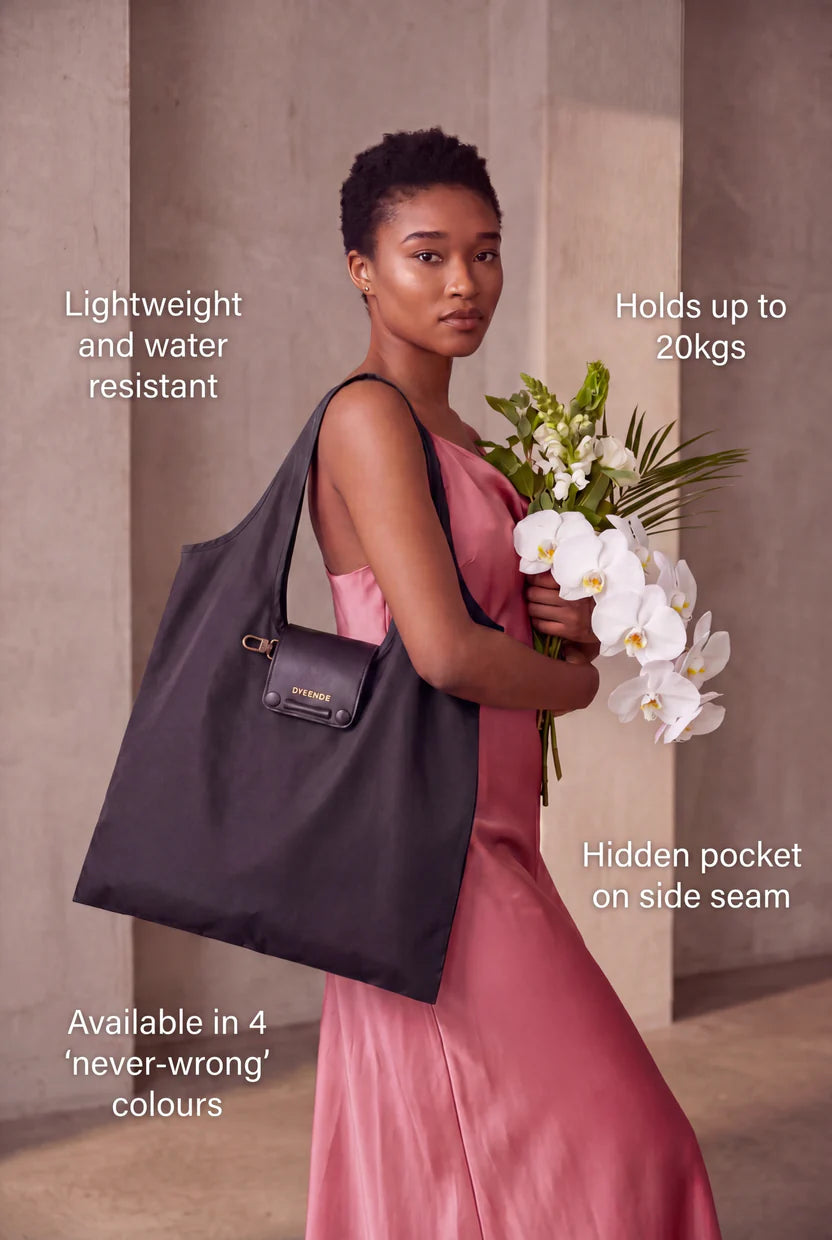 Rolly Foldable Bag Black